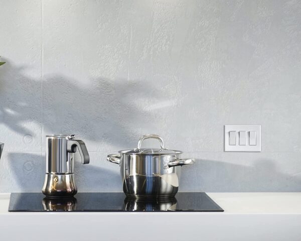 PPLATES_3 Triple Gang Push Plate on Wall